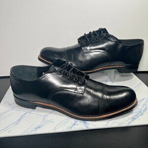 Stacy Adams Men's Black Leather Lace Up Oxford Derby Dress Shoes Size 14 EE
